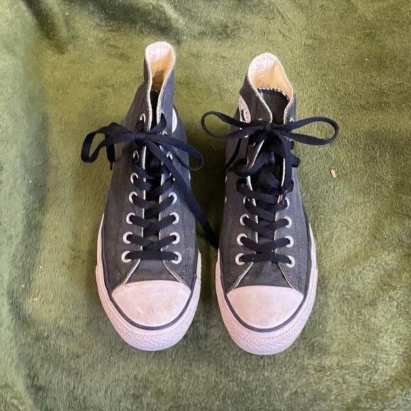 Converse Chuck Taylor All Star High Top Unisex 7.5 Mens/ 9.5 Womens Gray Canvas - Picture 4 of 11